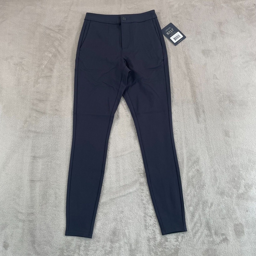 BYLT Premium Basics Everyday Pants Women XS Grey Skinny Stretch Modern Fit NWT